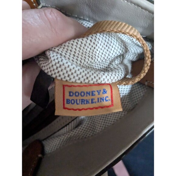 DOONEY & BOURKE City Barlow Large Gray Structured Leather Satchel Tote w/flaws - Picture 11 of 12